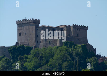 Soriano nel Cimino Burg gehörte der Familie Orsini Stockfoto