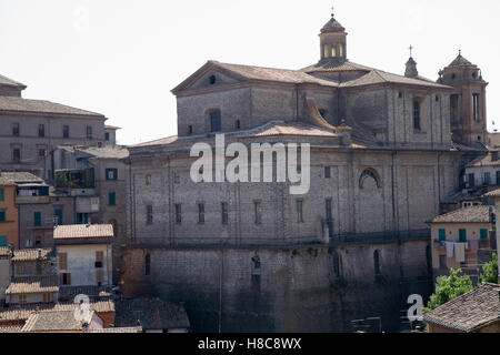 Soriano nel Cimino Burg gehörte der Familie Orsini Stockfoto