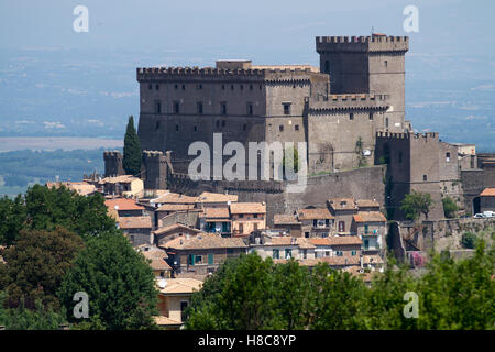 Soriano nel Cimino Burg gehörte der Familie Orsini Stockfoto