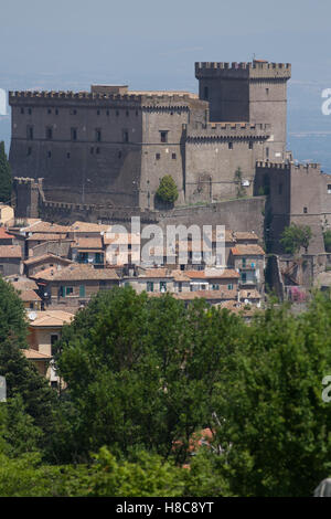 Soriano nel Cimino Burg gehörte der Familie Orsini Stockfoto