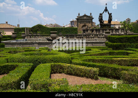 Villa Lante in der Nähe von Viterbo Italien Stockfoto