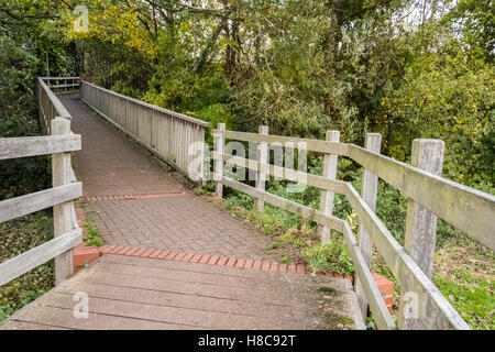 Brücke über den Fluss Stour Gillingham Dorset Stockfoto