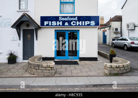 Fisch & Chips shop Gillingham Dorset Stockfoto