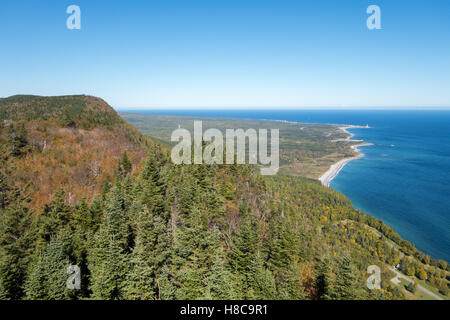 GAP-des Rosiers von Mont-Saint-Alban in Forillon Nationalpark Gaspe Halbinsel, Quebec, Kanada Stockfoto