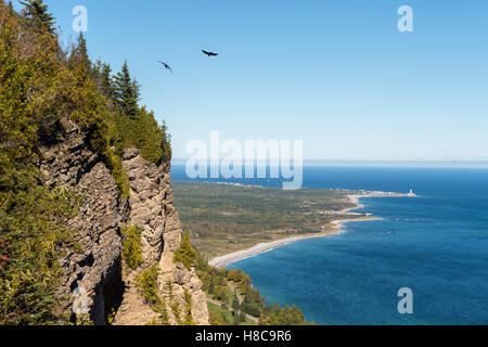 GAP-des Rosiers von Mont-Saint-Alban in Forillon Nationalpark Gaspe Halbinsel, Quebec, Kanada Stockfoto