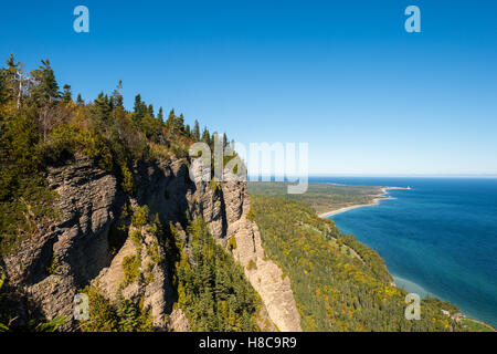 GAP-des Rosiers von Mont-Saint-Alban in Forillon Nationalpark Gaspe Halbinsel, Quebec, Kanada Stockfoto