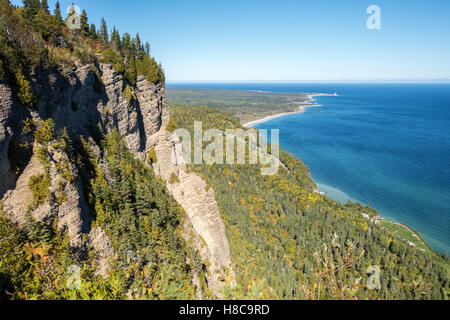 GAP-des Rosiers von Mont-Saint-Alban in Forillon Nationalpark Gaspe Halbinsel, Quebec, Kanada Stockfoto