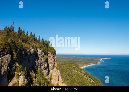 GAP-des Rosiers von Mont-Saint-Alban in Forillon Nationalpark Gaspe Halbinsel, Quebec, Kanada Stockfoto