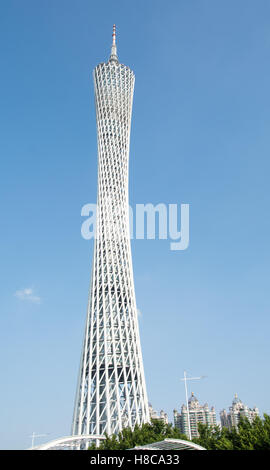 Guangzhou Canton Tower, tagsüber Blick, Guangdong Provinz, China Stockfoto