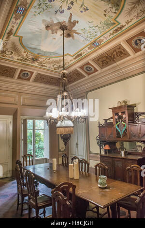Interieur einer toskanischen Villa mit Trompe l \' oeil gestrichen ... Interieur einer toskanischen Villa mit Trompe l \' oeil gestrichen ...