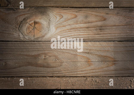 Bild der natürlichen hölzernen Planken. Hintergrund mit Textfreiraum. Stockfoto