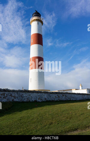 Tarbat Ness Leuchtturm, Wester Ross Stockfoto