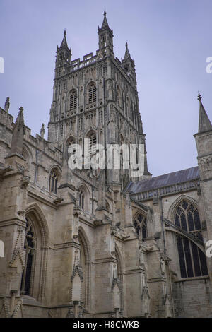 schöne Kathedrale von Gloucester Stockfoto