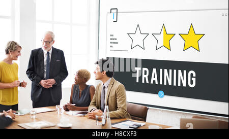 Leistungsfaehigen Lernkonzept Erfolg Training Stockfoto