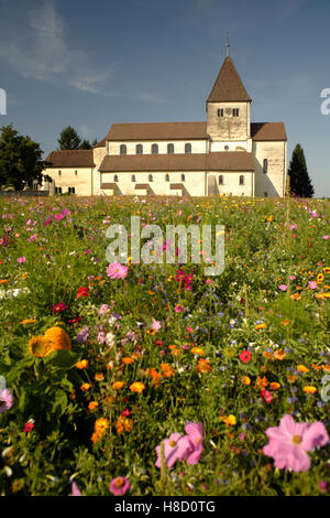 Basilika des Hl. Georg, einen späten karolingischen und ottonischen Gebäude in Oberzell, Insel Reichenau, Bodensee Stockfoto