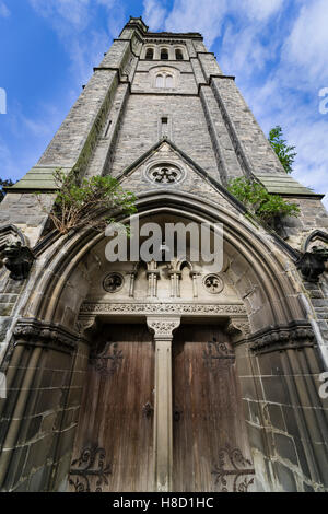 Kelso, Scottish Borders, UK - alten verlassenen Trinity Church, die von Gordon Ramsay Restaurant Entwicklung vorgeschlagen wurde Stockfoto