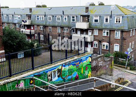 Brighton Rat Wohnungen Milner Immobilien UK Stockfoto