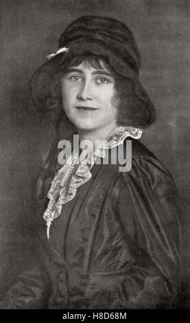 Elizabeth Angela Marguerite Bowes-Lyon, 1900 –2002. Hier im Alter von 16 zu sehen.  Zukunft Königin Elizabeth, die Königinmutter und Mutter von Königin Elizabeth II. Stockfoto