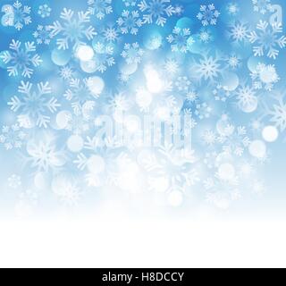 Vektor-Illustration. Abstrakte Weihnachten Schneeflocken Hintergrund. Graue Farbe Stock Vektor