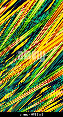 Gestreifte Fraktale Hintergrund - Digital generiert Stockfoto