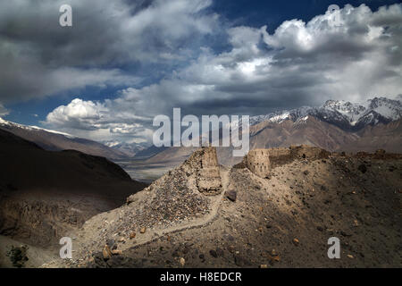 Yamchun Fort - Pamir Pamir Tadschikistan - BGAO Provinz - Dach der Welt Stockfoto