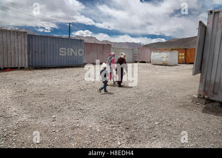 Markt von Murghab - Pamir-Pamir - GBAO Provinz - Tadschikistan-Dach der Welt Stockfoto