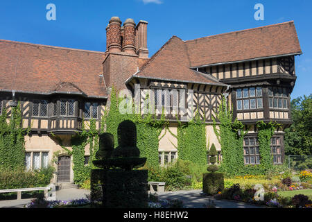 Schloss Cecilienhof, Schauplatz der Konferenz 1945 am Ende des zweiten Weltkriegs, Potsdam, Brandenburg, nahe Berlin, Deutschland, Europa Stockfoto