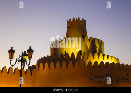 Al Ain Palace Museum, Al Ain, Abu Dhabi, Vereinigte Arabische Emirate, Naher Osten Stockfoto