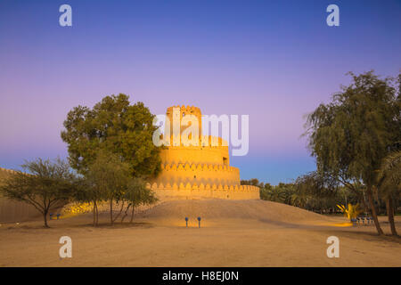 Al Jahili Fort, Al Ain, UNESCO-Weltkulturerbe, Abu Dhabi, Vereinigte Arabische Emirate, Naher Osten Stockfoto