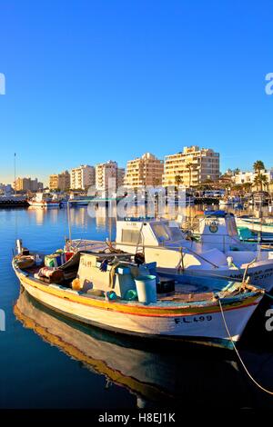 Hafen von Larnaka, Larnaka, Zypern, östlichen Mittelmeer, Europa Stockfoto