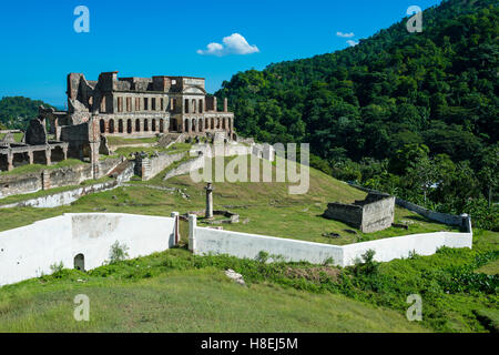 Schloss Sans Souci, UNESCO World Heritage Site, Haiti, Karibik, Mittelamerika Stockfoto