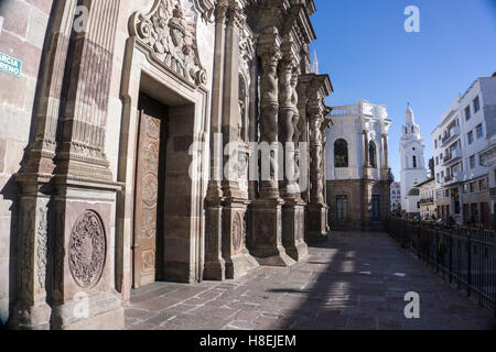 Iglesia De La Compania de Jesus, UNESCO-Weltkulturerbe, Quito, Ecuador, Südamerika Stockfoto