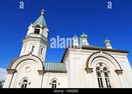 Russisch-orthodoxe Kirche, Präfektur Hakodate City, Hokkaido, Japan, Asien Stockfoto