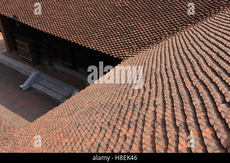 Im Volksmund genannt Van Mieu - Tempel des Konfuzius Tempel der Literatur in Hanoi. Stockfoto