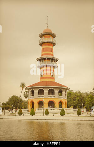 Ayutthaya, Thailand - 24. Januar 2016: PA-in Palast, Kaiserpalast, auch bekannt als der Sommerpalast ist schön, und ist eine Stockfoto