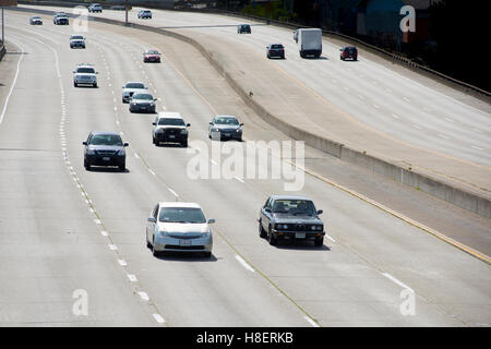 Autobahn 280 in San Francisco, Kalifornien, USA Stockfoto