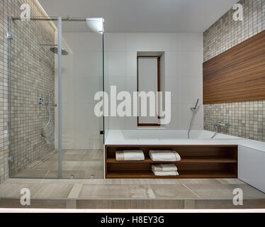 Badezimmer in einem modernen Stil Stockfoto
