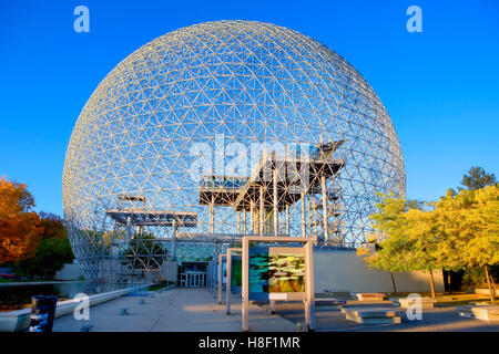 Die Biosphäre, Parc Jean Drapeau, Montreal, Kanada Stockfoto