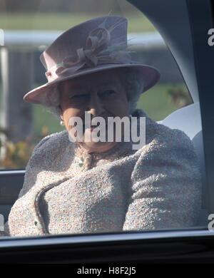 HM besucht die Königin Newmarket - November 2016 Stockfoto