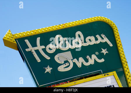 Holiday Inn Leuchtreklame an American Sign Museum Stockfoto