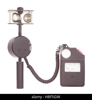 Anemometer für Windmessung Stockfoto
