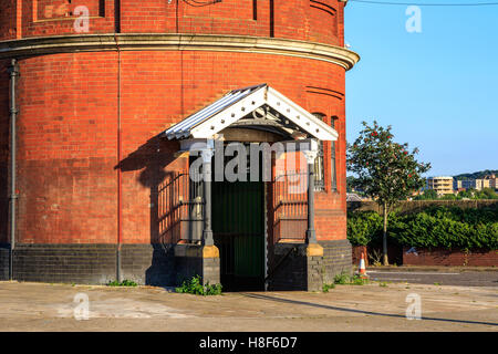 Nordeingang des Woolwich Fußgängertunnel in East London Stockfoto