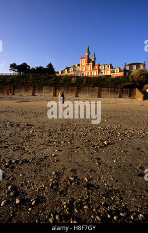 Hotel in Le Crotoy, Somme Bucht, Frankreich Stockfoto