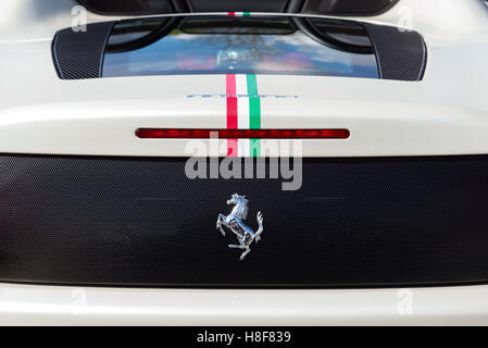 Ferrari 360 Modena Auto Heck Stockfoto