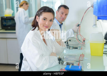Porträt von Laboranten Stockfoto