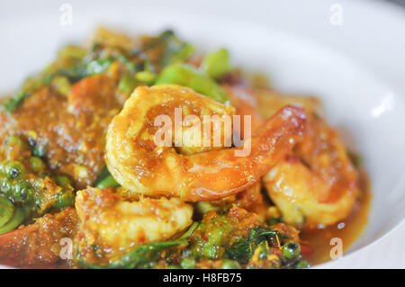 Curry Garnelen OR Garnelen curry Stockfoto