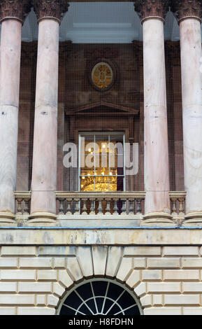 Eine Rückansicht von Liverpool Town Hall Stockfoto