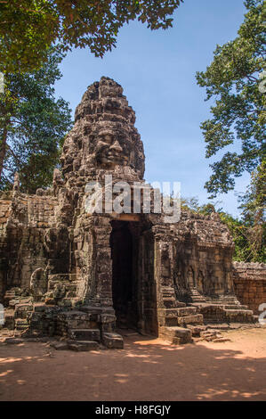 Banteay Kdei Tor, Angkor Wat Komplex, Siem Reap, Kambodscha Stockfoto