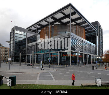 Einen Überblick über die Civic Centre Brent und Wembley Bibliothek in Wembley, London. Stockfoto