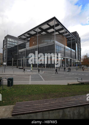 Einen Überblick über die Civic Centre Brent und Wembley Bibliothek in Wembley, London. Stockfoto